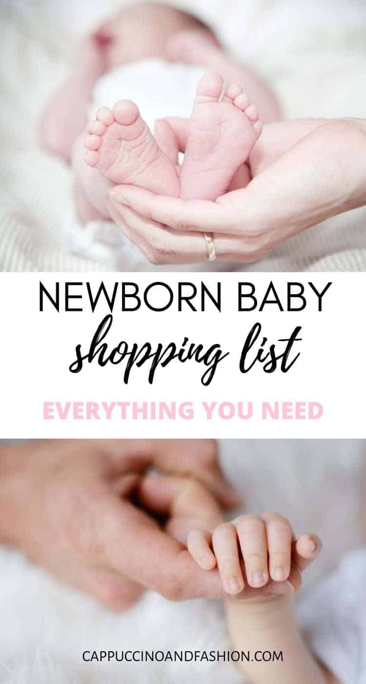 newborn baby shopping list with amazon baby registry essentials