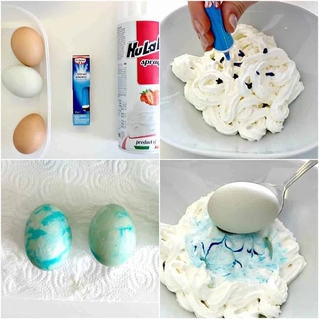 dye and decorate eggs with toddler