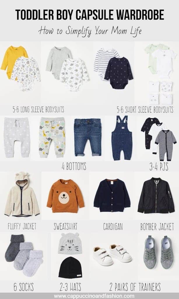 Minimalist Baby Toddler Boy Capsule Wardrobe FREE CHECKLIST Cappuccino and Fashion