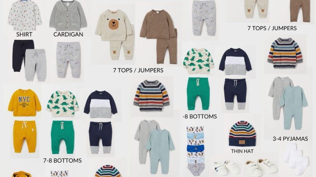 toddler boy capsule wardrobe checklist