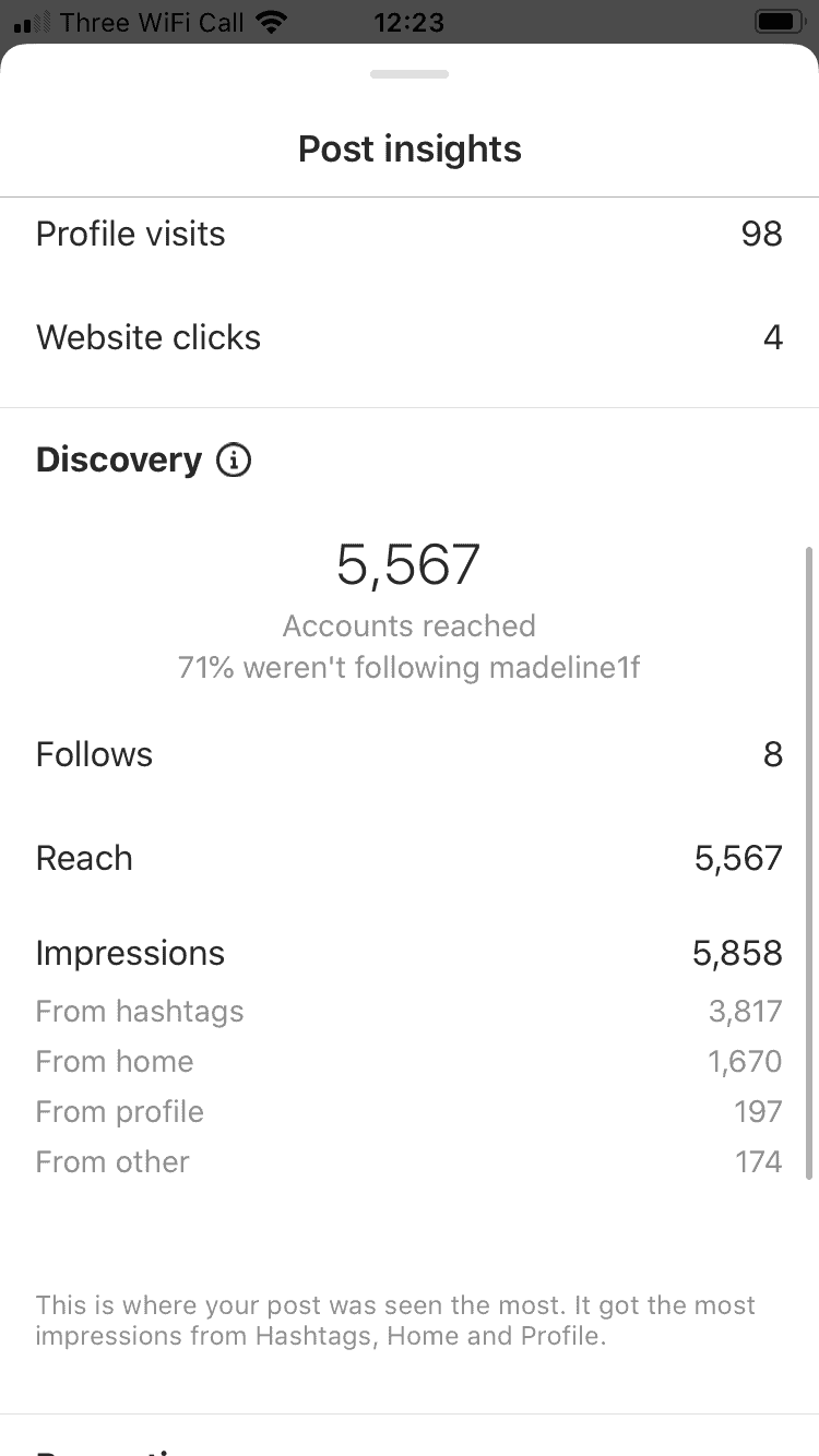 How to read your analytics on Insta
