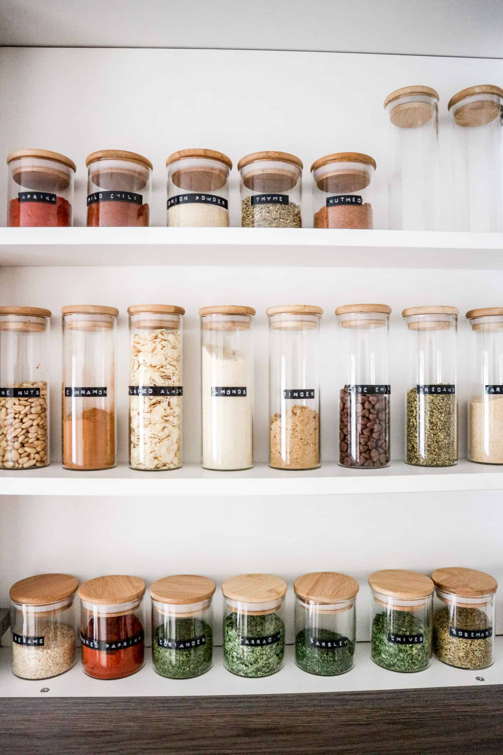 How to Organize Your Spice Jars With Labels! - South House Designs