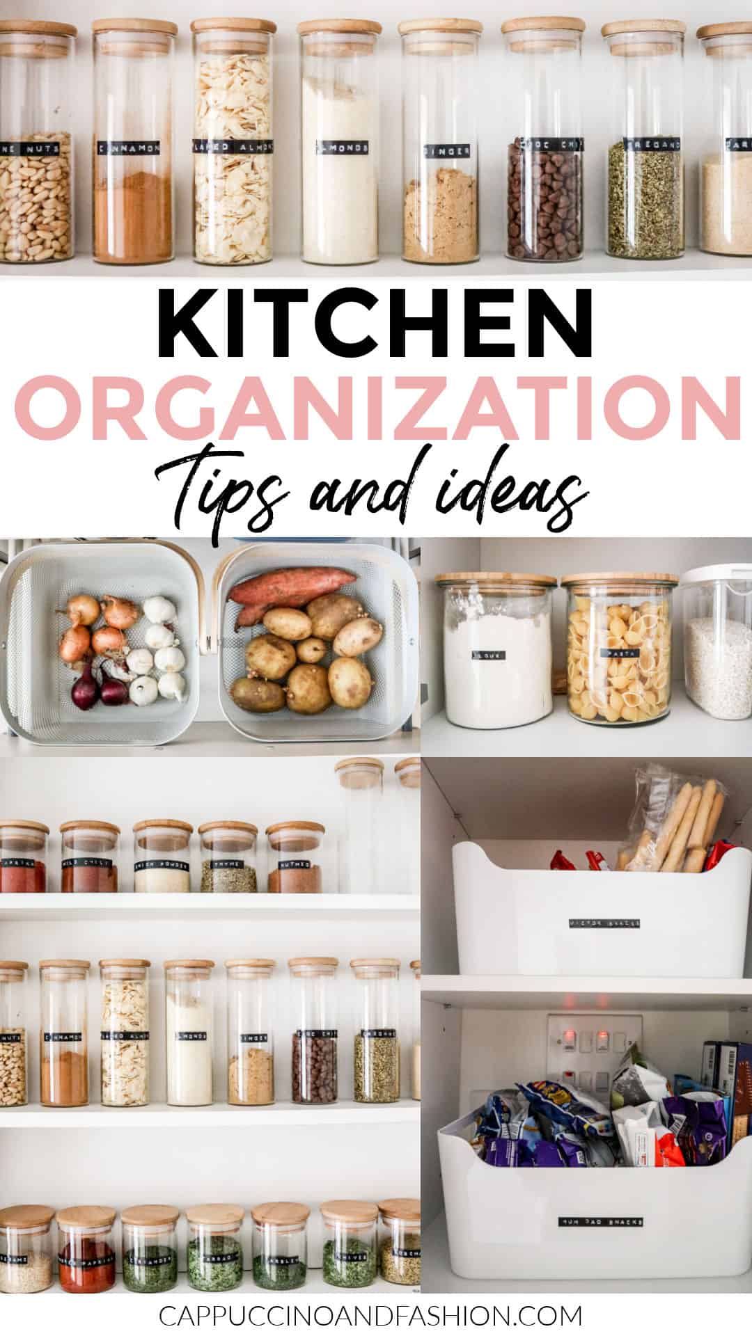 Kitchen organization tips and ideas