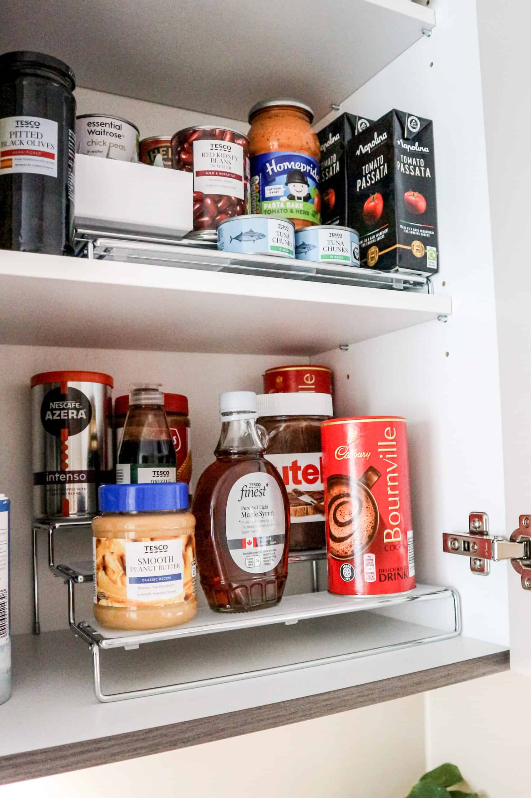 Small Kitchen Cupboards Organisation Ideas IKEA Cappuccino and