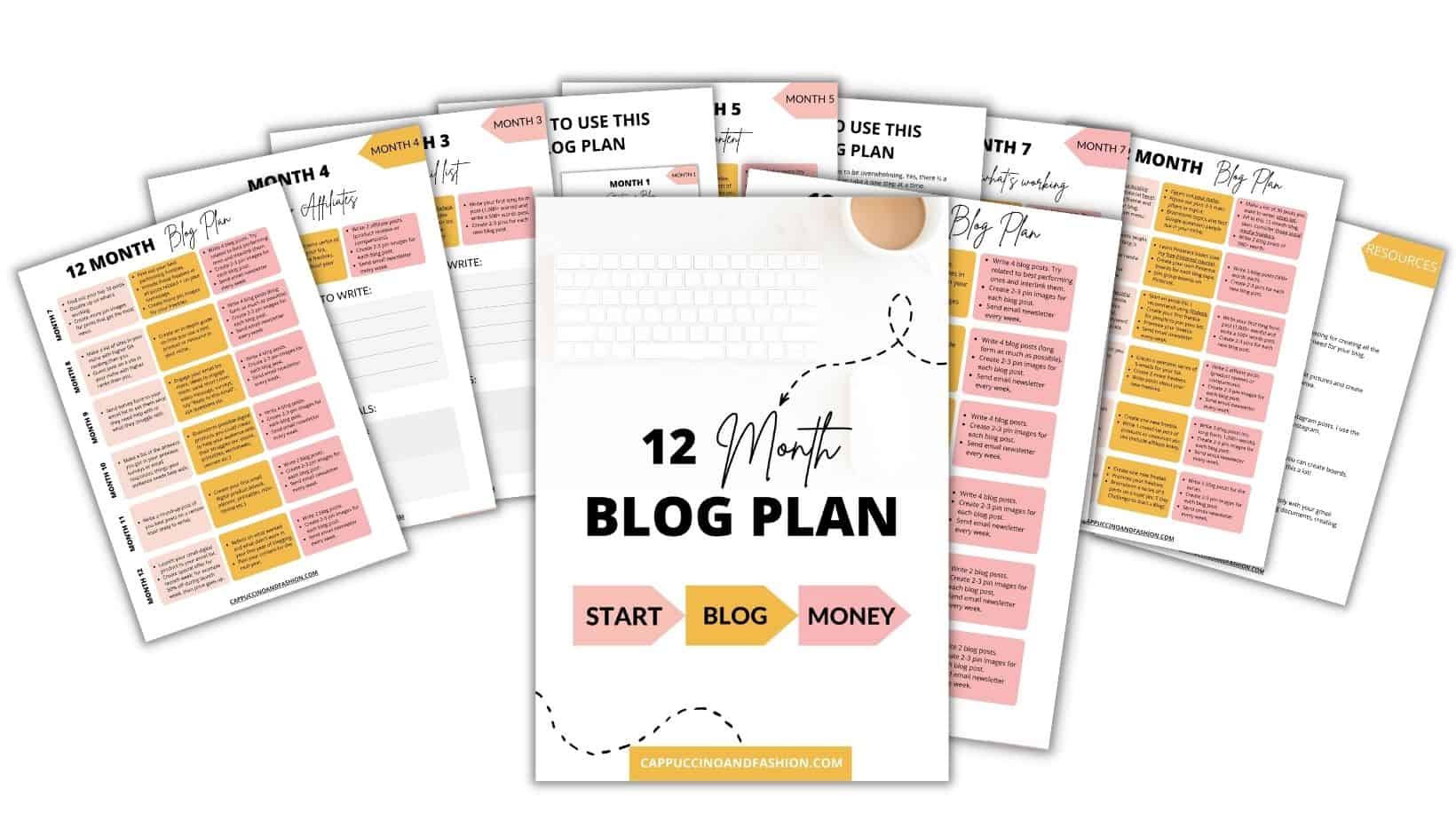 12 Month Blog Plan