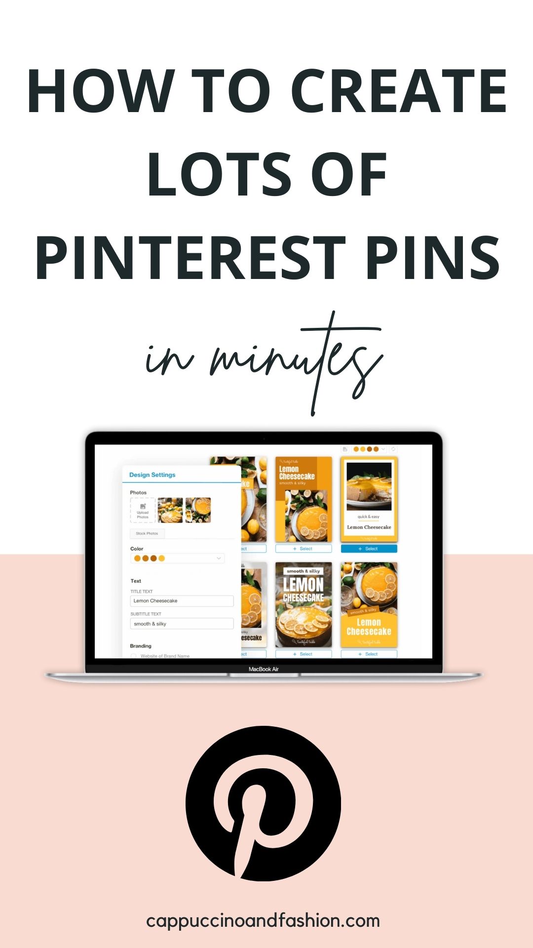 How to Create Lots of Pinterest Pins Fast