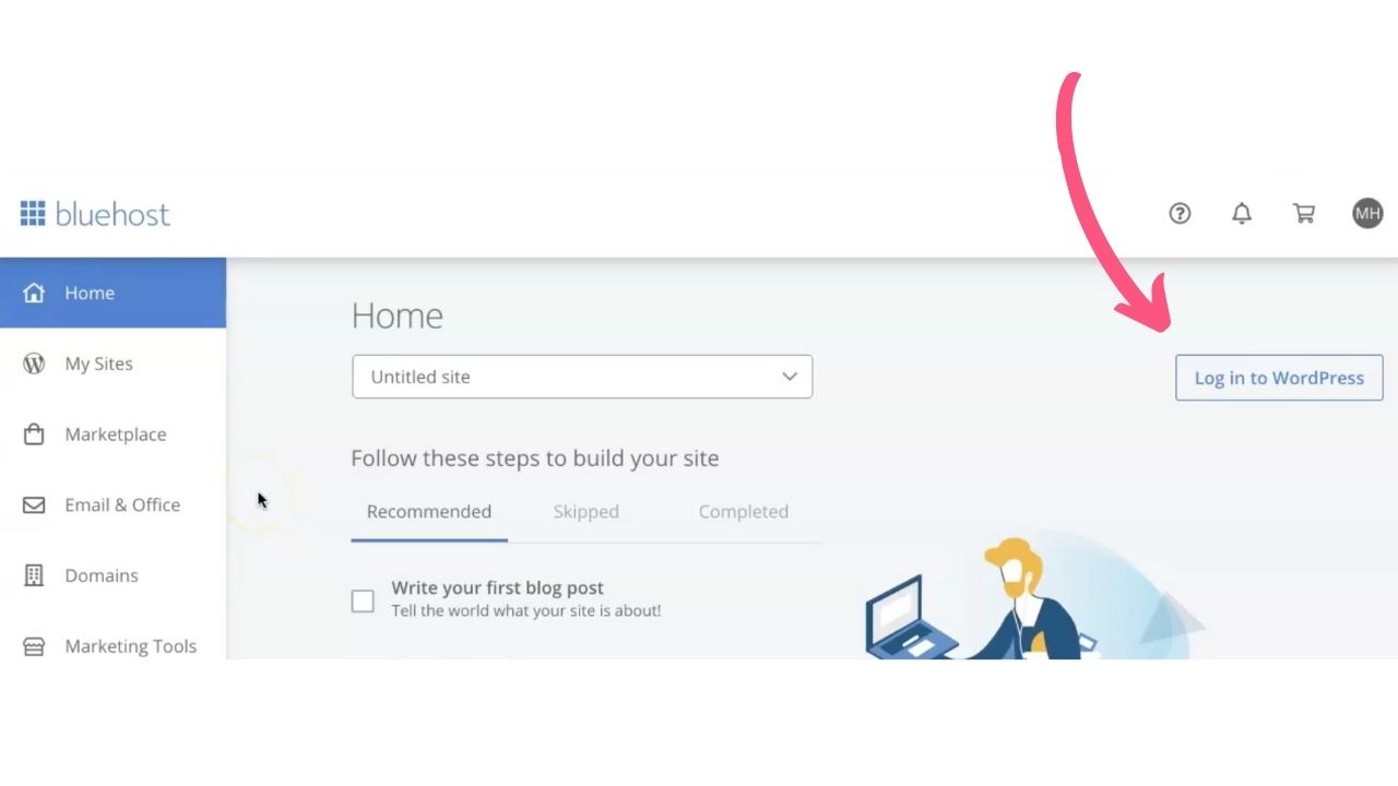 How to Start a WordPress Blog with Bluehost for Beginners