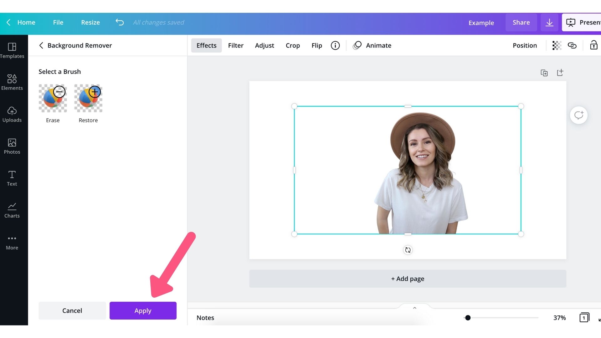 How to Remove Picture Background in Canva