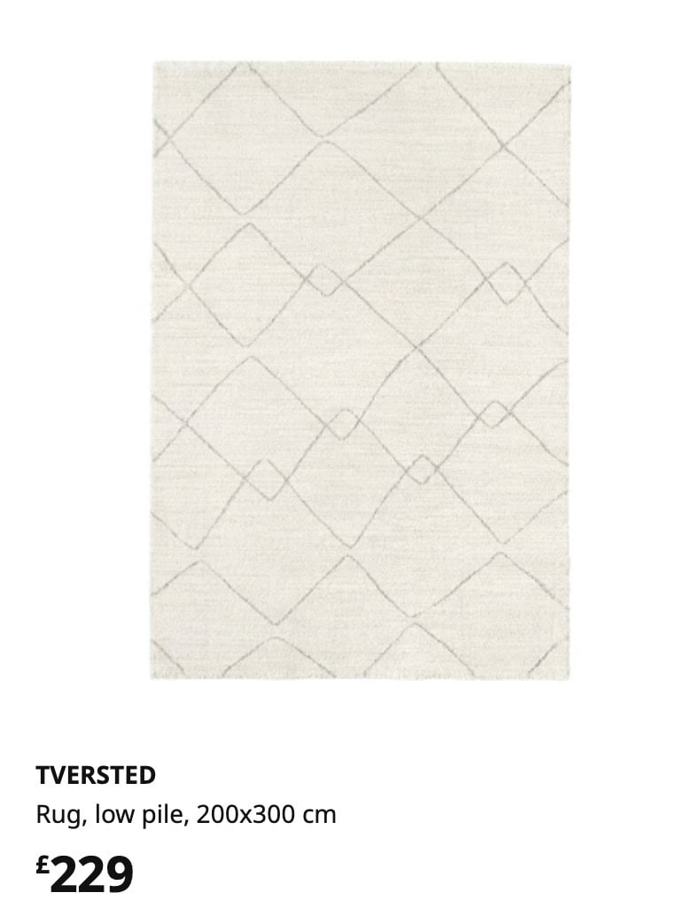 Ikea Tversted rug