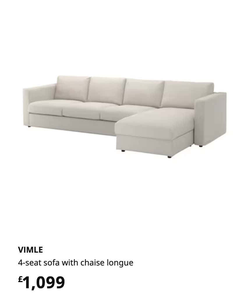 Ikea Vimle sofa