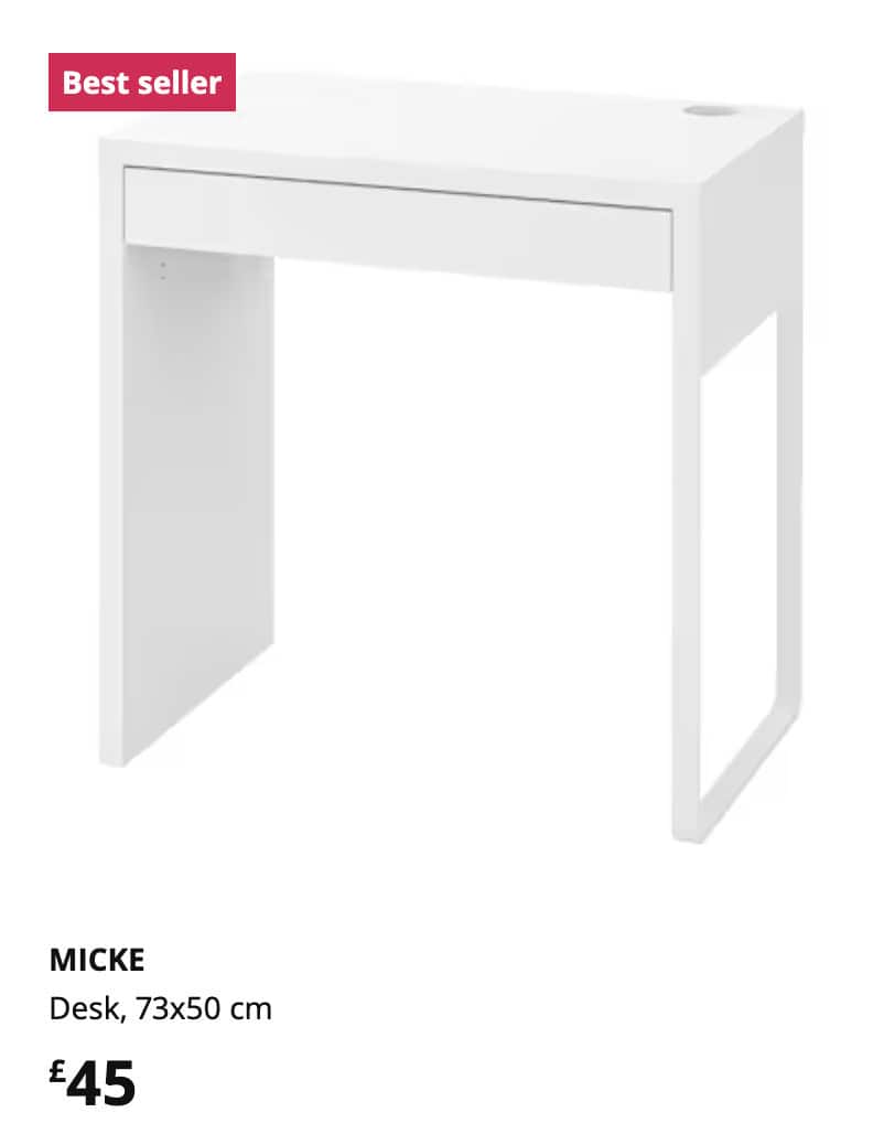 Micke desk IKEA